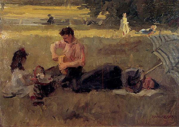 Isaac Israels Bois de Boulogne china oil painting image